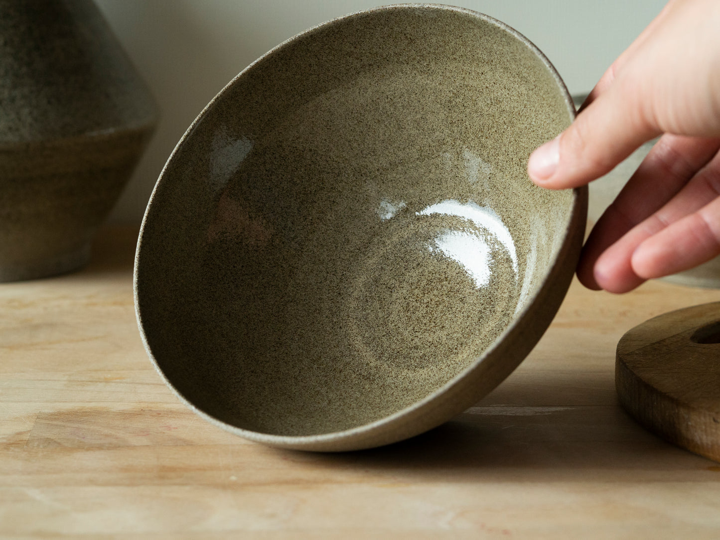 Breakfast/soup bowl - grey