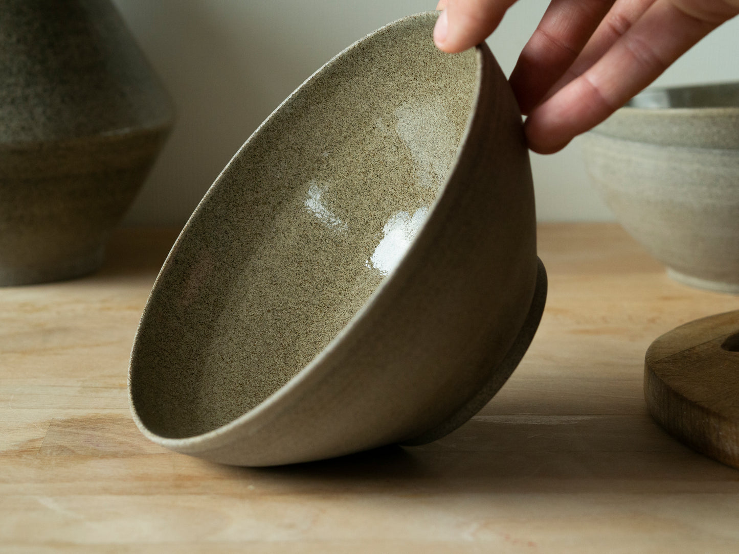 Breakfast/soup bowl - grey